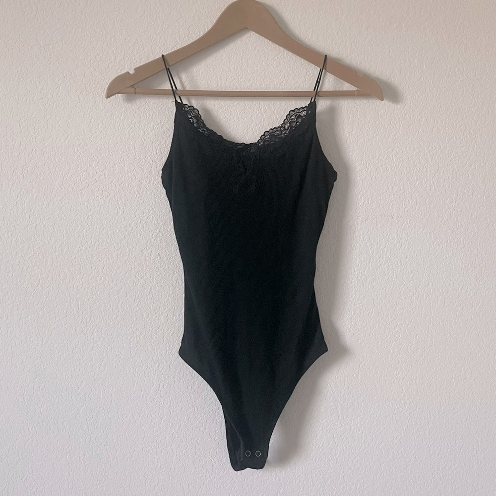Hollister black lace body suit - Picture 1 of 8